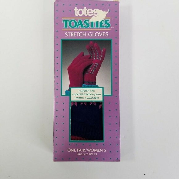 totes Accessories New Totes Toasties Stretch Gloves Dark Purple
